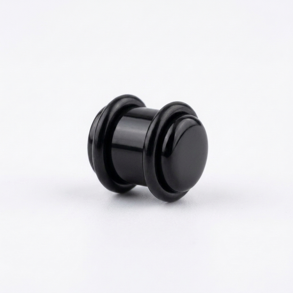 EXPANSIONES PLUGS SOLIDO PLASTICO NEGRO