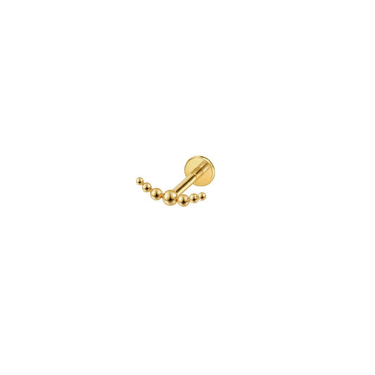 LABRET HELIX FIGURA RIEL TITANIO AMARILLO