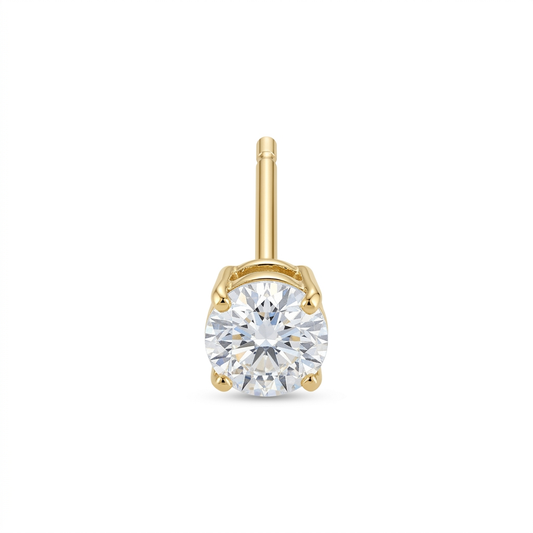 TOP ESTÁNDAR SOLITARIO UÑAS REDONDA ORO 730 AMARILLO CIRCÓN BLANCO