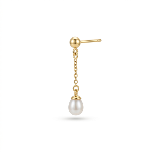 TOP ESTÁNDAR PERLA COLGANTE ORO 730 AMARILLO PERLA BLANCO