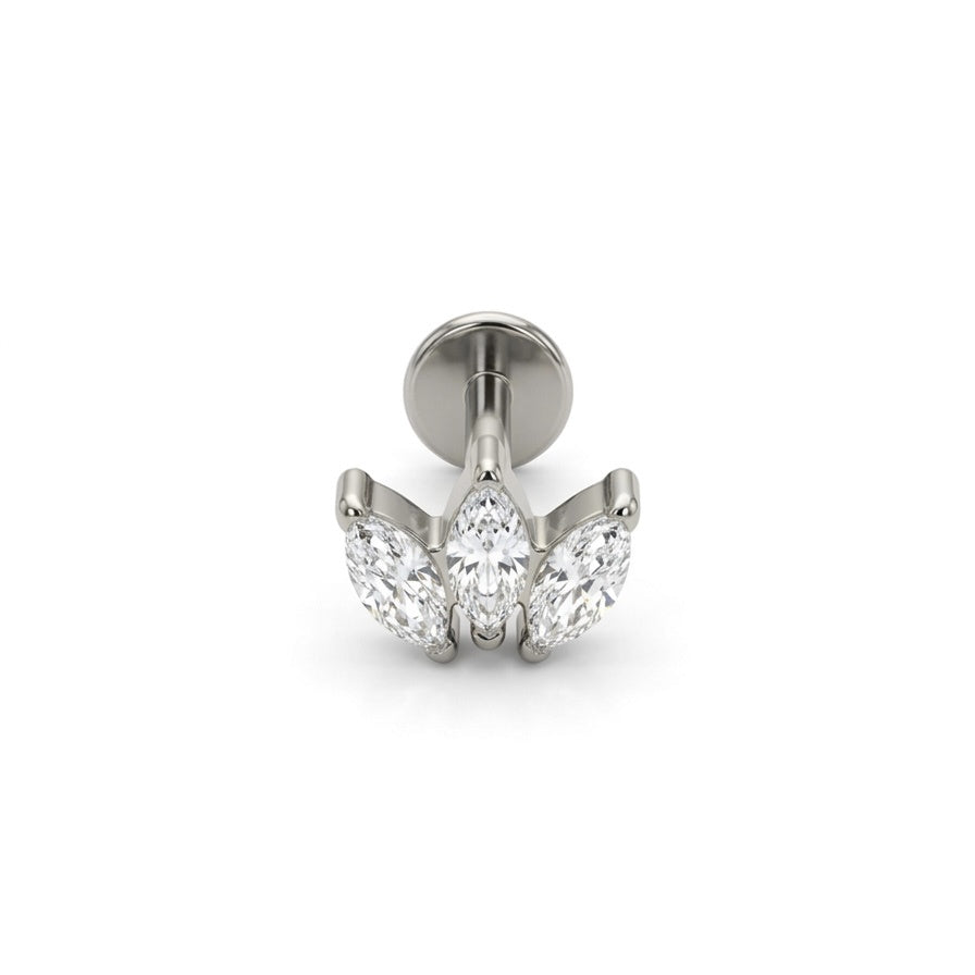 LABRET ZAG TITANIO BLANCO CIRCÓN