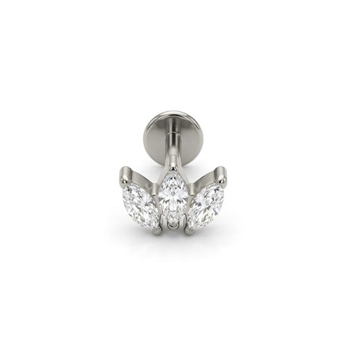 LABRET ZAG TITANIO BLANCO CIRCÓN