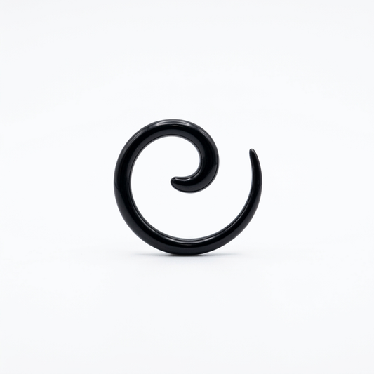 EXPANSORES TAPER ESPIRAL PLASTICO NEGRO
