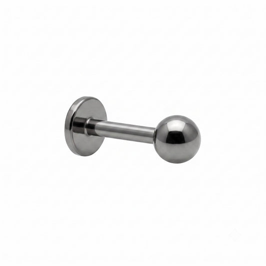 LABRET ESFERA LISA TITANIO BLANCO