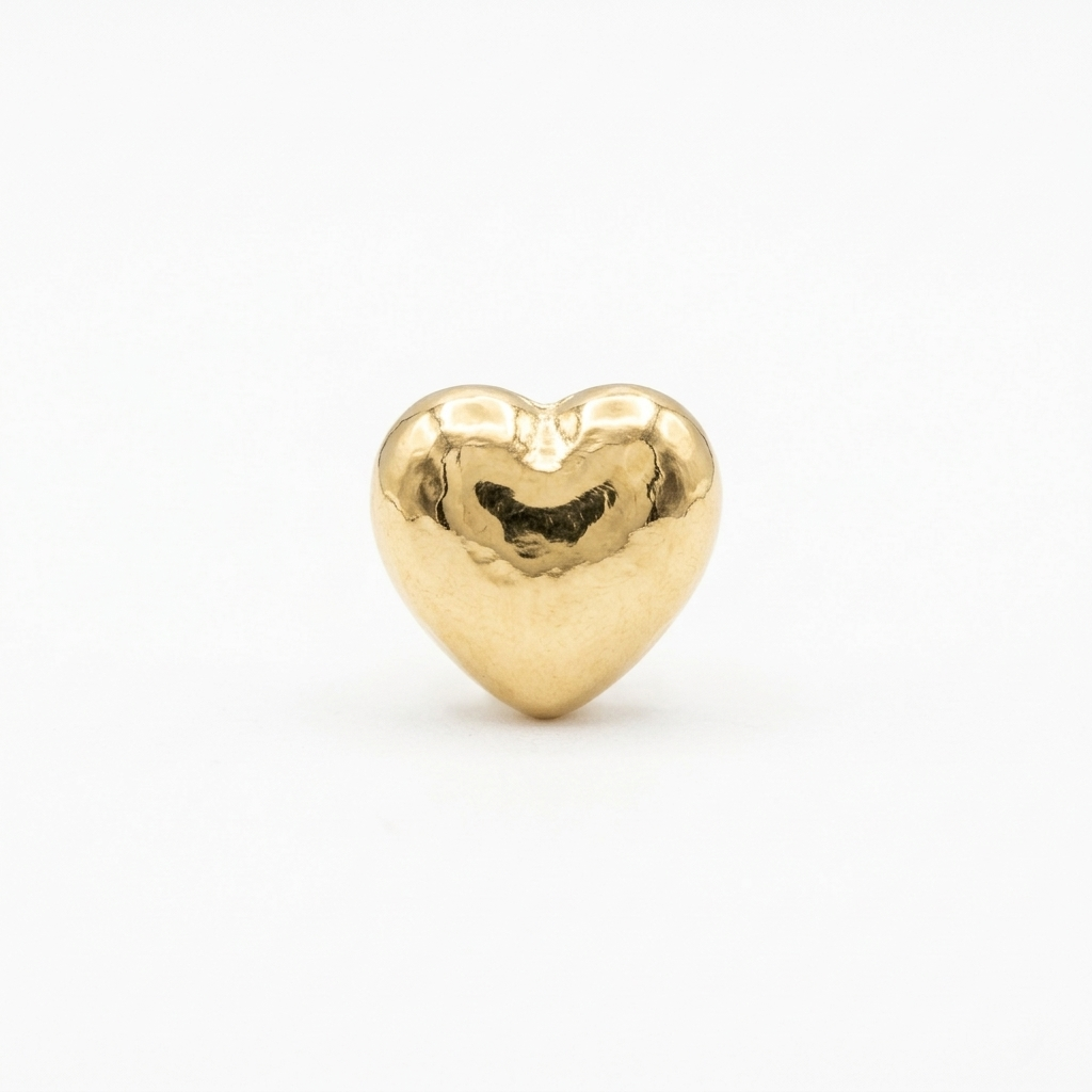 TOP ESTÁNDAR CORAZÓN VOLUMEN LISO ORO 730 AMARILLO