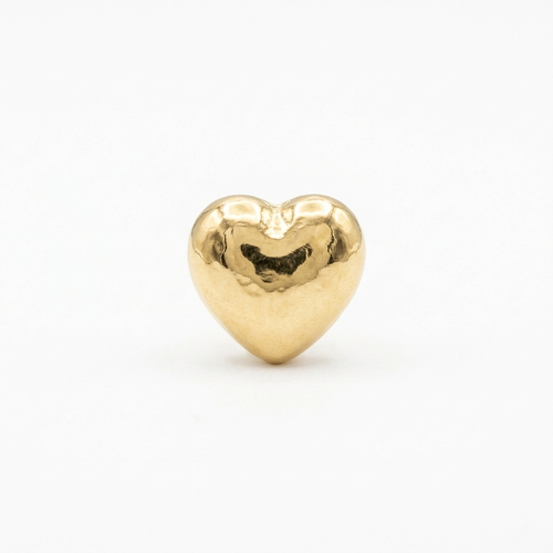 TOP ESTÁNDAR CORAZÓN VOLUMEN LISO ORO 730 AMARILLO