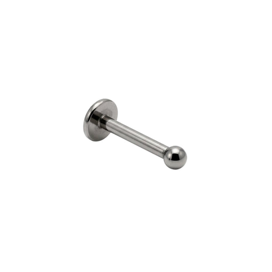 LABRET ESFERA LISA TITANIO BLANCO