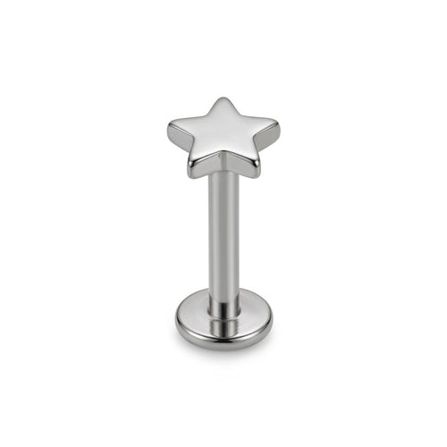 LABRET ESTRELLA TITANIO BLANCO