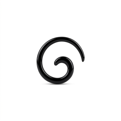 EXPANSORES TAPER ESPIRAL PLASTICO NEGRO